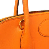 【6he5863】エルメス ハンドバッグ ボリード35 ヴォーガリバー オレンジ ゴールド金具 〇V刻印 2wayバッグ【中古】レディース