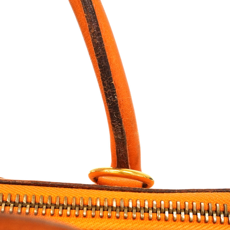 【6he5863】エルメス ハンドバッグ ボリード35 ヴォーガリバー オレンジ ゴールド金具 〇V刻印 2wayバッグ【中古】レディース