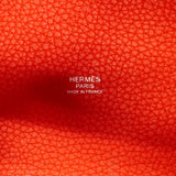 【6he5865】エルメス ハンドバッグ ピコタンロックPMカザック トリヨンクレマンス ローズエクストリーム/ローズメキシコ/ルージュ シルバー金具 Y刻印【中古】レディース