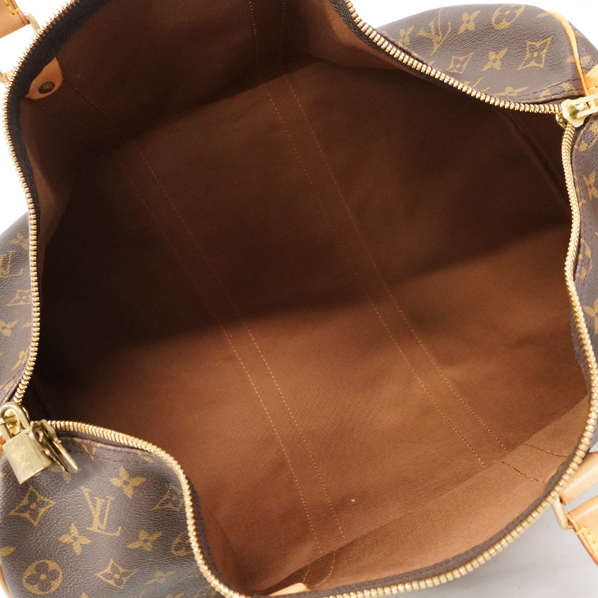 【6hf5879】ルイヴィトン ボストンバッグ モノグラム キーポル50 M41426 ブラウン【中古】メンズ レディース ユニセックス