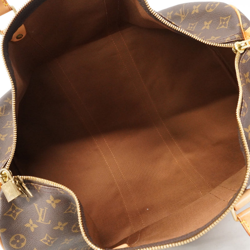 【6hf5879】ルイヴィトン ボストンバッグ モノグラム キーポル50 M41426 ブラウン【中古】メンズ レディース ユニセックス