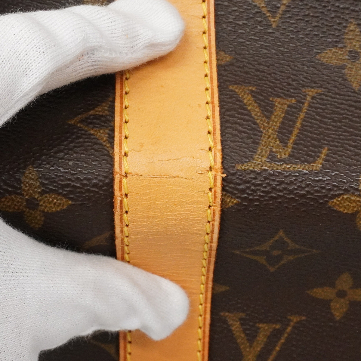 【6hf5879】ルイヴィトン ボストンバッグ モノグラム キーポル50 M41426 ブラウン【中古】メンズ レディース ユニセックス