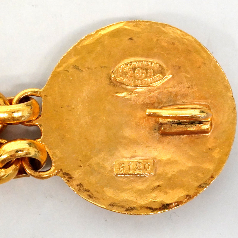 【6hf5884】シャネル ベルト メタル ゴールド ゴールド金具【中古】レディース