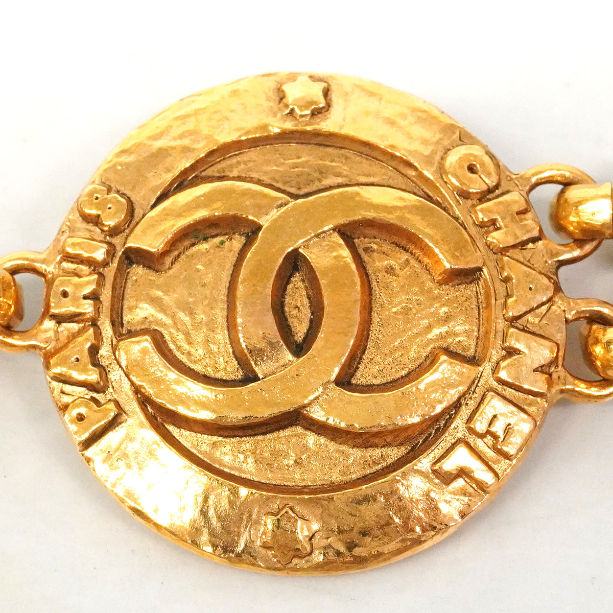 【6hf5884】シャネル ベルト メタル ゴールド ゴールド金具【中古】レディース