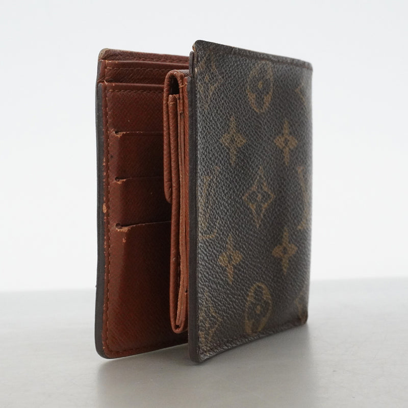 【6hf5891】ルイヴィトン 財布 モノグラム ポルトビエカルトクレディモネ M61665 ブラウン【中古】レディース