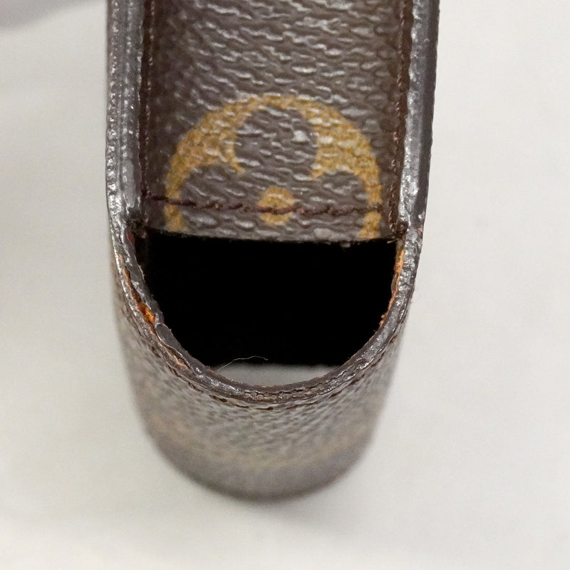 【6hf5892】ルイヴィトン シガレットケース モノグラム エテュイシガレット M63024 ブラウン【中古】メンズ レディース ユニセックス