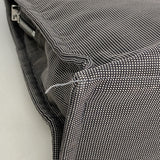 【6hf5894】エルメス トートバッグ エールラインMM ナイロン グレー シルバー金具【中古】レディース