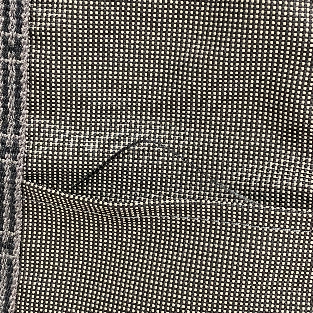 【6hf5894】エルメス トートバッグ エールラインMM ナイロン グレー シルバー金具【中古】レディース