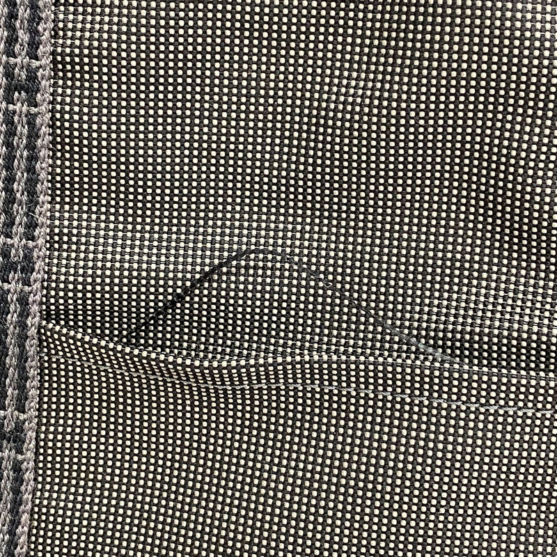 【6hf5894】エルメス トートバッグ エールラインMM ナイロン グレー シルバー金具【中古】レディース