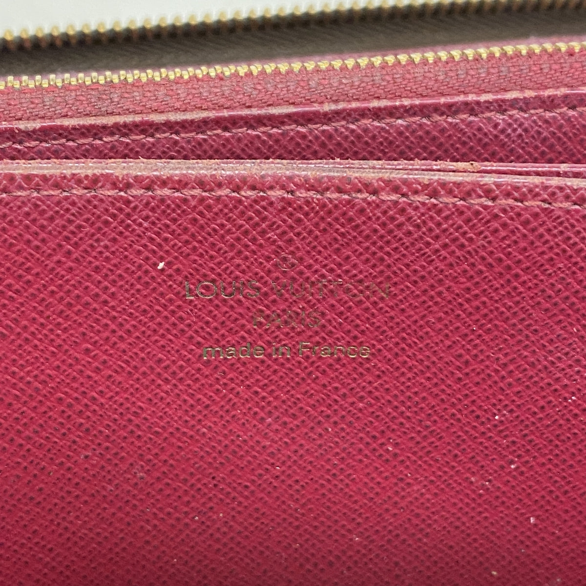 【6hf5900】ルイヴィトン 長財布 モノグラム ジッピーウォレット M41895 ブラウン フューシャ【中古】レディース