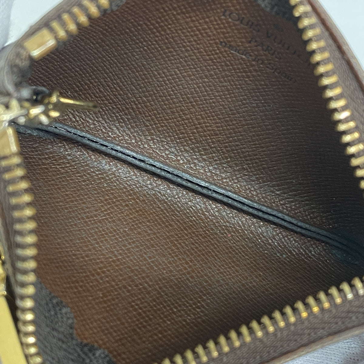 【6hf5903】ルイヴィトン コインケース モノグラム ポシェットクレ M62650 ブラウン【中古】レディース
