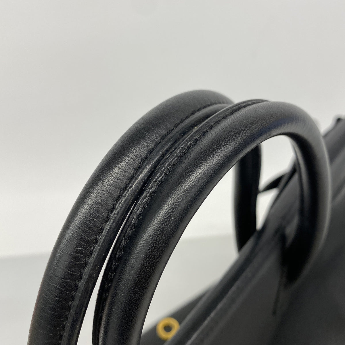 【6hf5904-h】エルメス ハンドバッグ バーキン40 トゴ ブラック ゴールド金具 □B刻印【中古】メンズ