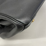 【6hf5904-h】エルメス ハンドバッグ バーキン40 トゴ ブラック ゴールド金具 □B刻印【中古】メンズ
