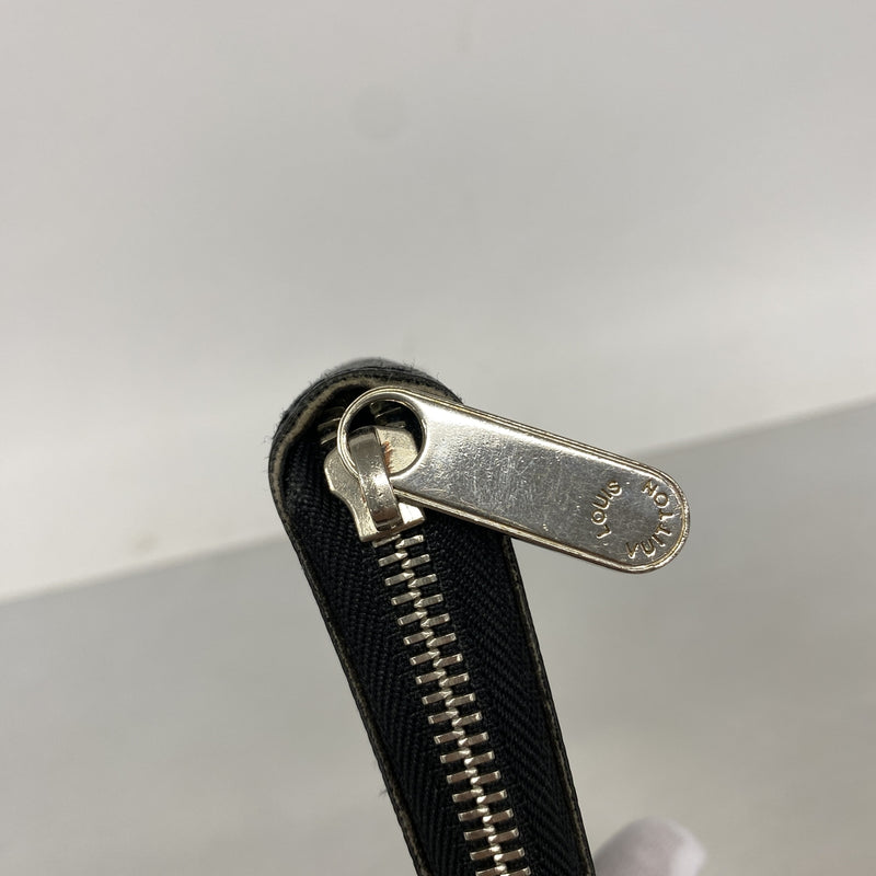 【6hf5908-h】ルイヴィトン 長財布 ダミエ・グラフィット ジッピーオーガナイザー N63077 ブラック グレー【中古】メンズ