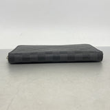 【6hf5908-h】ルイヴィトン 長財布 ダミエ・グラフィット ジッピーオーガナイザー N63077 ブラック グレー【中古】メンズ