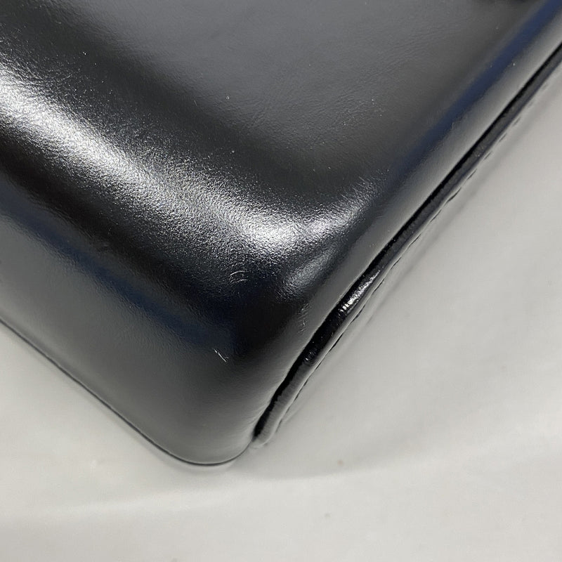 【6hf5910-k】シャネル ショルダーバッグ チェーンショルダー ガブリエル レザー ブラック ゴールド/シルバー金具【中古】レディース