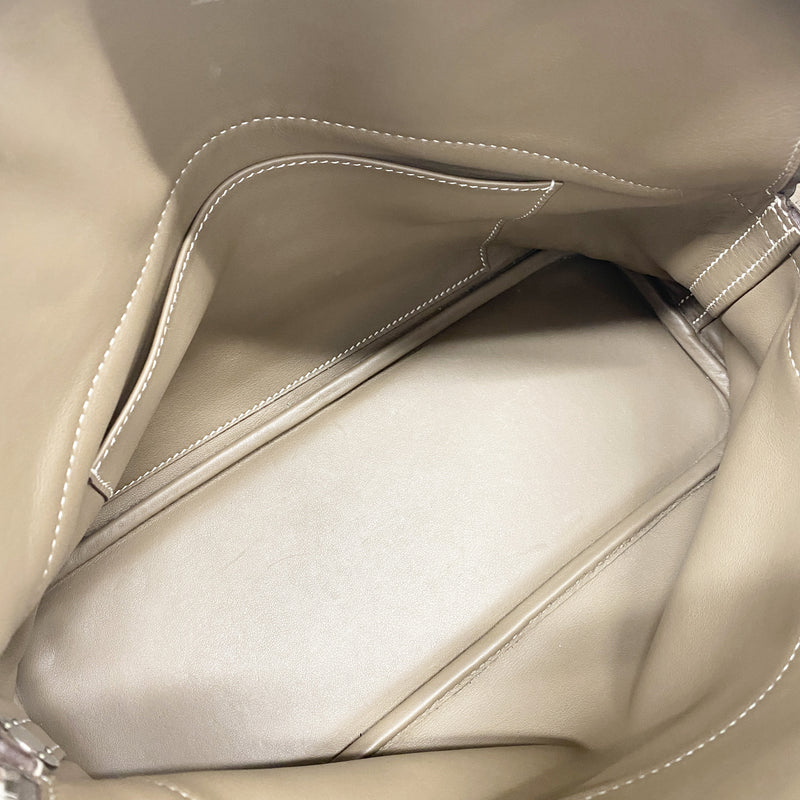 【6hf5915-h】エルメス ハンドバッグ ボリード31 トリヨンクレマンス エトゥープ シルバー金具 D刻印【中古】レディース