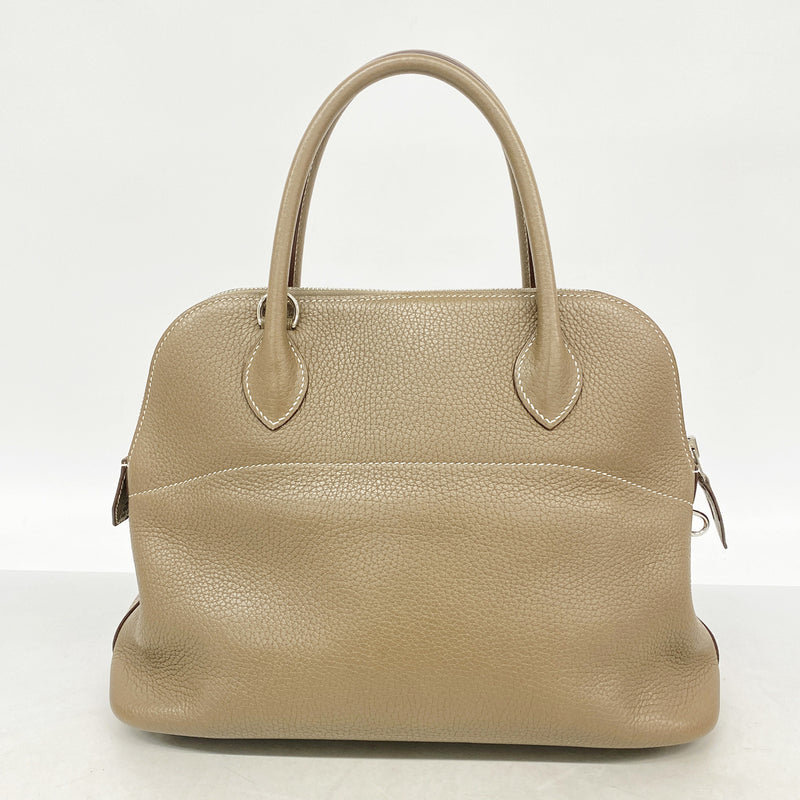 【6hf5915-h】エルメス ハンドバッグ ボリード31 トリヨンクレマンス エトゥープ シルバー金具 D刻印【中古】レディース