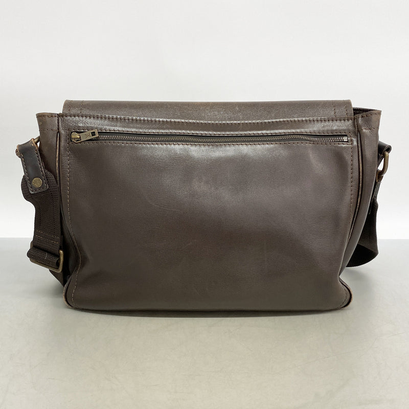 【6hf5921-k】ルイヴィトン ショルダーバッグ ユタ メッセンジャー M92071 カフェ【中古】メンズ