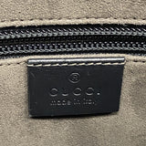 【6hf5923-k】グッチ ショルダーバッグ グッチシマ 406410 レザー ブラック シルバー金具【中古】メンズ
