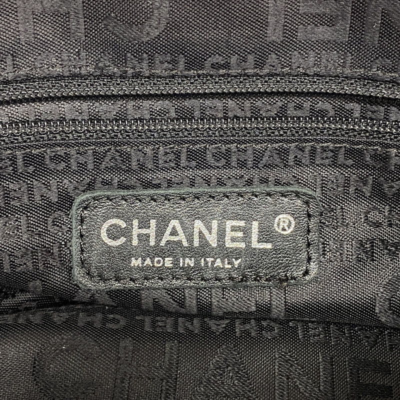 【6hf5929-k】シャネル ショルダーバッグ チェーンショルダー ラムスキン ブラック シルバー金具【中古】レディース