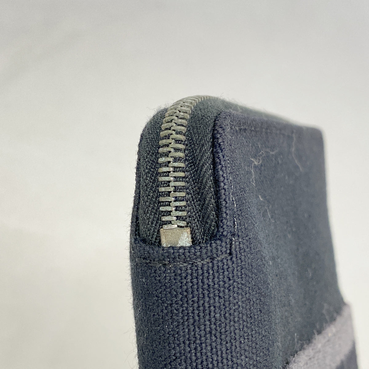 【6hf5931-k】エルメス コインケース フールトゥパースPM キャンバス ブラック シルバー金具【中古】レディース