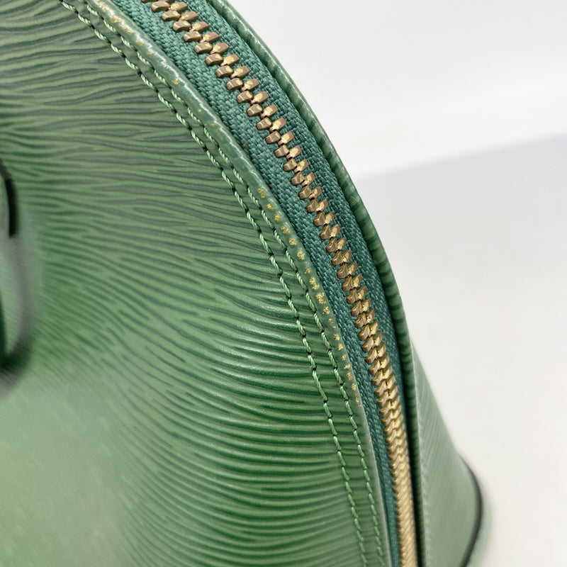 【6hf5932-h】ルイヴィトン ハンドバッグ エピ アルマ M52144 ボルネオグリーン 2wayバッグ【中古】レディース