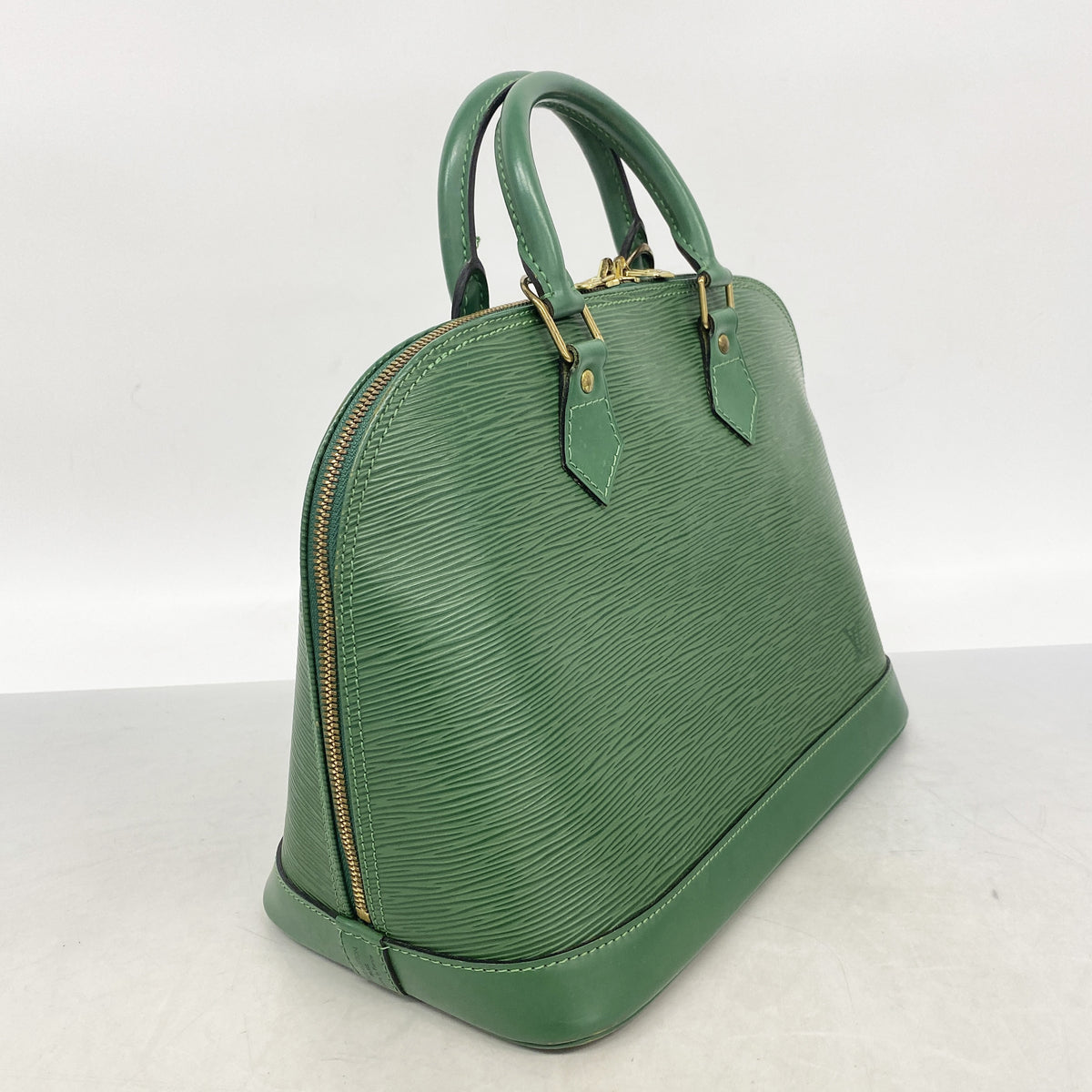 【6hf5932-h】ルイヴィトン ハンドバッグ エピ アルマ M52144 ボルネオグリーン 2wayバッグ【中古】レディース