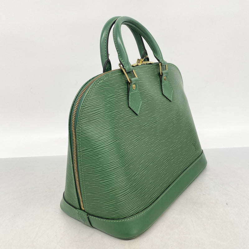 【6hf5932-h】ルイヴィトン ハンドバッグ エピ アルマ M52144 ボルネオグリーン 2wayバッグ【中古】レディース