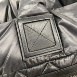 【6hf5936-h】シャネル トートバッグ コココクーン ナイロン ブラック シルバー金具【中古】レディース
