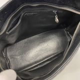 【6hf5937】シャネル トートバッグ 復刻トート キャビアスキン ブラック シルバー金具【中古】レディース