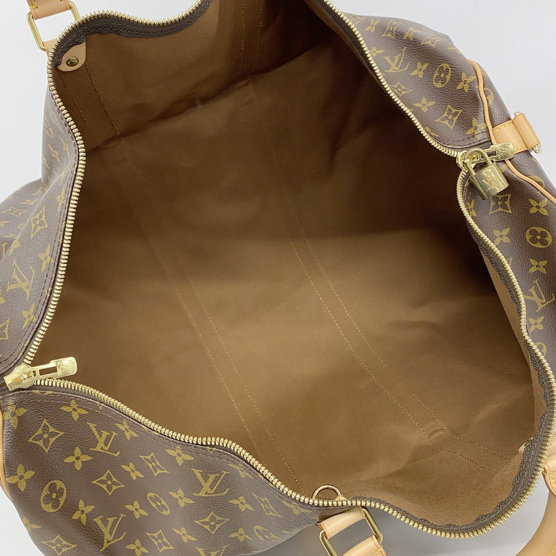 【6hf5939】ルイヴィトン ボストンバッグ モノグラム キーポルバンドリエール60 M41412 ブラウン【中古】メンズ レディース ユニセックス