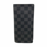 【6hf5943】ルイヴィトン 長財布 ダミエ・グラフィット ポルトフォイユブラザ N62665 ブラック グレー【中古】メンズ