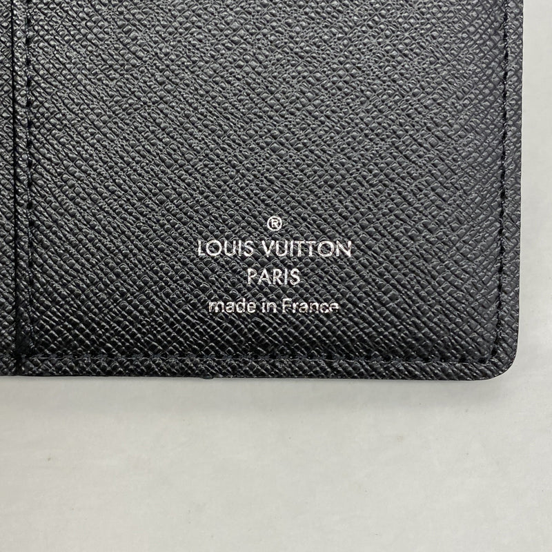 【6hf5943】ルイヴィトン 長財布 ダミエ・グラフィット ポルトフォイユブラザ N62665 ブラック グレー【中古】メンズ