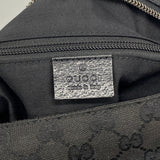 【6hf5947】グッチ ショルダーバッグ GGキャンバス 122791 キャンバス ブラック シルバー金具【中古】レディース