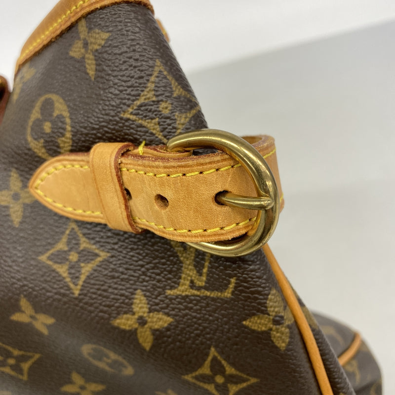 【6hf5950】ルイヴィトン トートバッグ モノグラム バティニョールオリゾンタル M51154 ブラウン【中古】レディース
