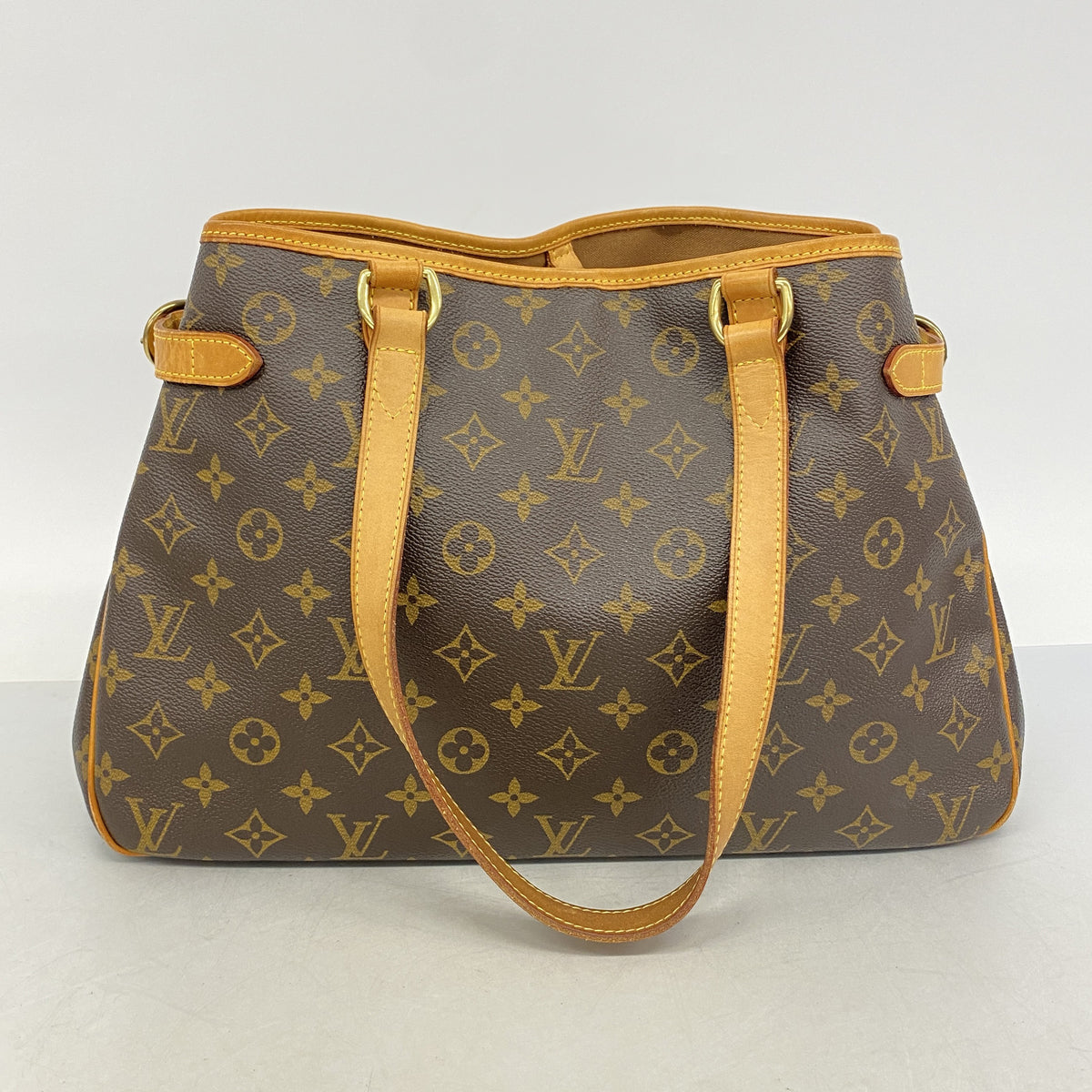 【6hf5950】ルイヴィトン トートバッグ モノグラム バティニョールオリゾンタル M51154 ブラウン【中古】レディース