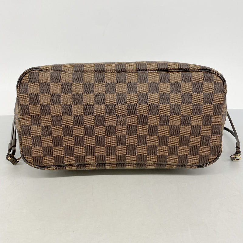 【6hf5951】ルイヴィトン トートバッグ ダミエ ネヴァーフルMM N51105 エベヌ【中古】レディース