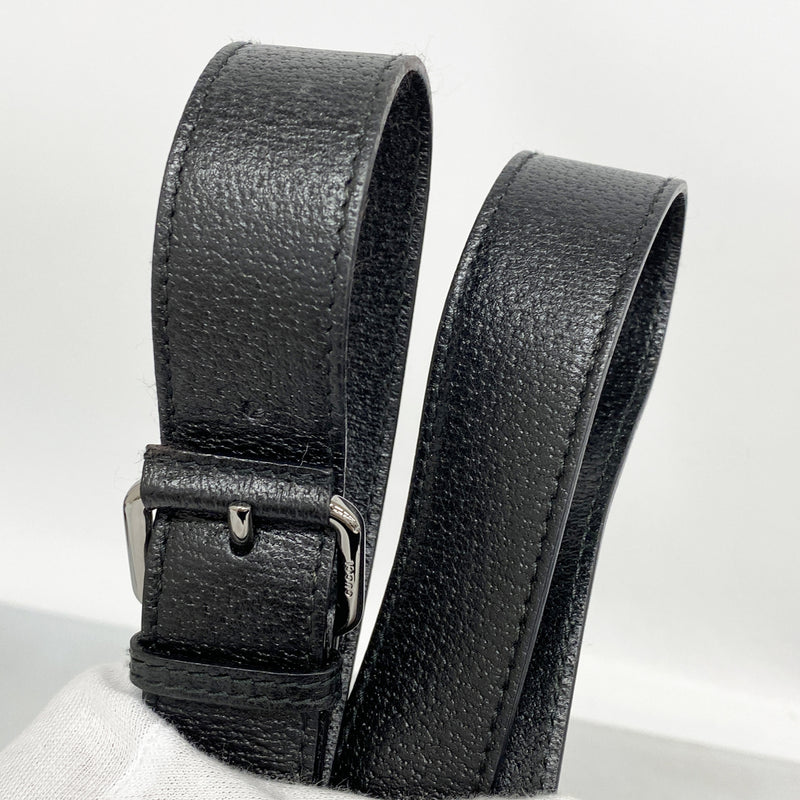 【6hf5959-k】グッチ ショルダーバッグ GGキャンバス 120841 キャンバス ブラック シルバー金具【中古】レディース