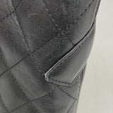 【6hf5960-k】シャネル トートバッグ カンボン ラムスキン ブラック シルバー金具【中古】レディース
