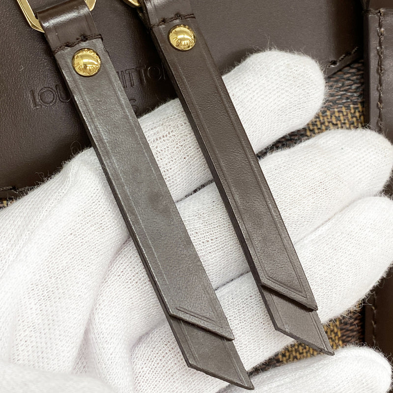 【6hf5963-k】ルイヴィトン ハンドバッグ ダミエ ウェストミンスターPM N41102 エベヌ【中古】レディース