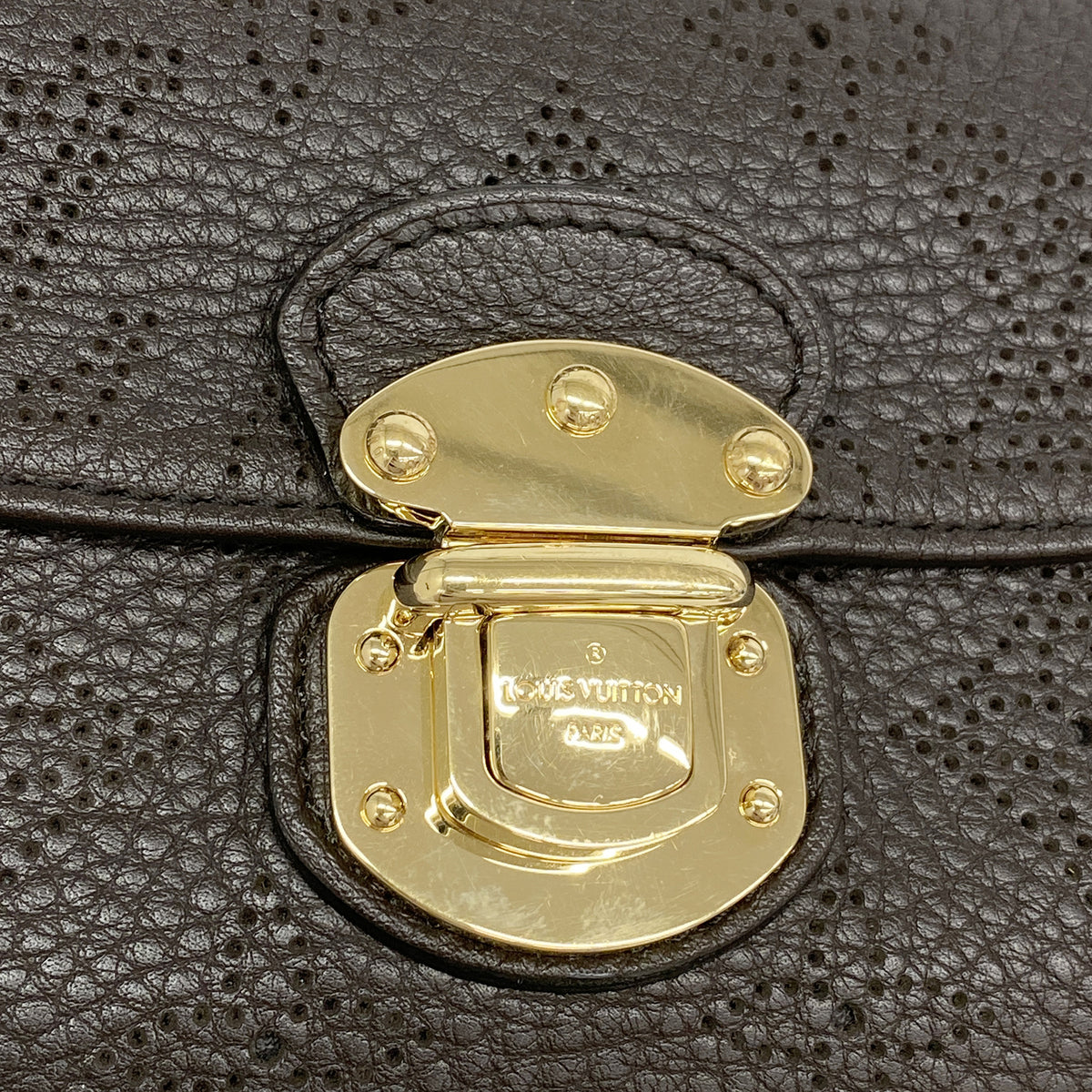 【6hf5965-k】ルイヴィトン 三つ折り長財布 マヒナ ポルトフォイユ アメリア M95968 ショコラ【中古】レディース