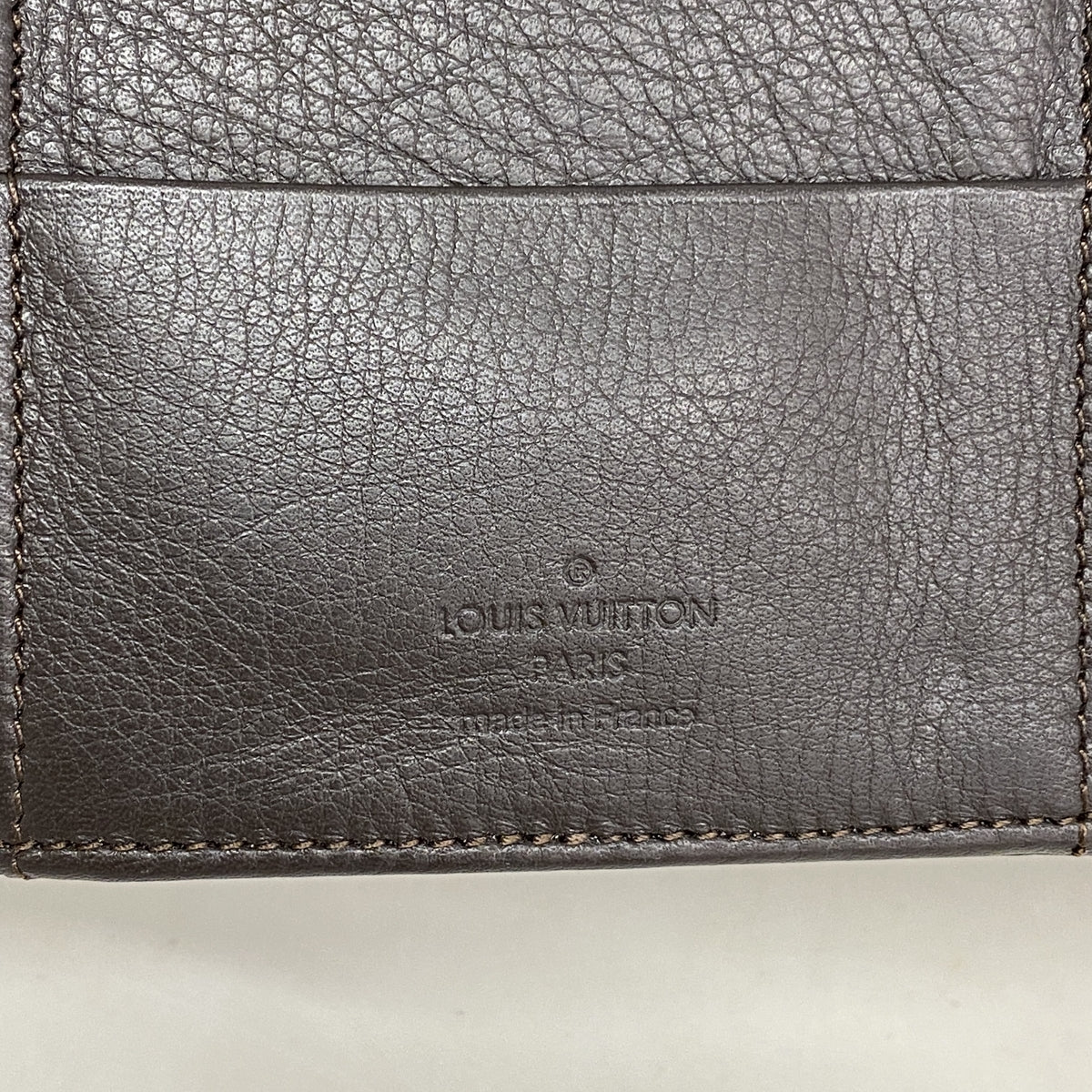 【6hf5965-k】ルイヴィトン 三つ折り長財布 マヒナ ポルトフォイユ アメリア M95968 ショコラ【中古】レディース