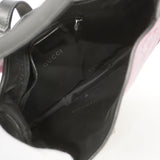 【6hf5967】グッチ ハンドバッグ ジャッキー 001 3735 ベロア ピンク ブラック シルバー金具【中古】レディース