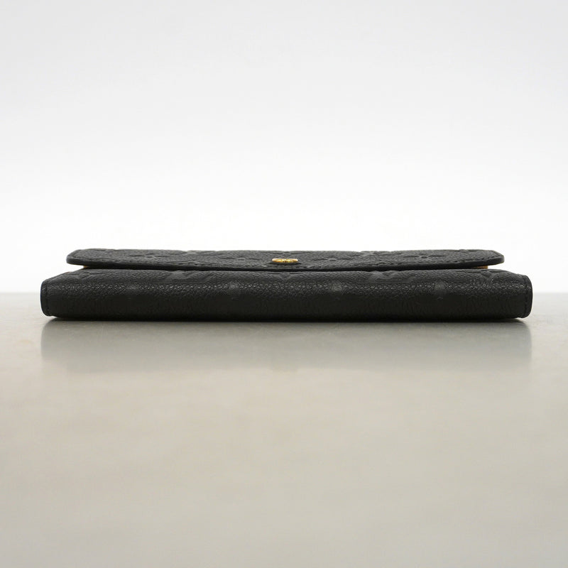 【6hf5975】ルイヴィトン 長財布 モノグラム・アンプラント ポルトフォイユエミリー M62369 ノワール【中古】レディース