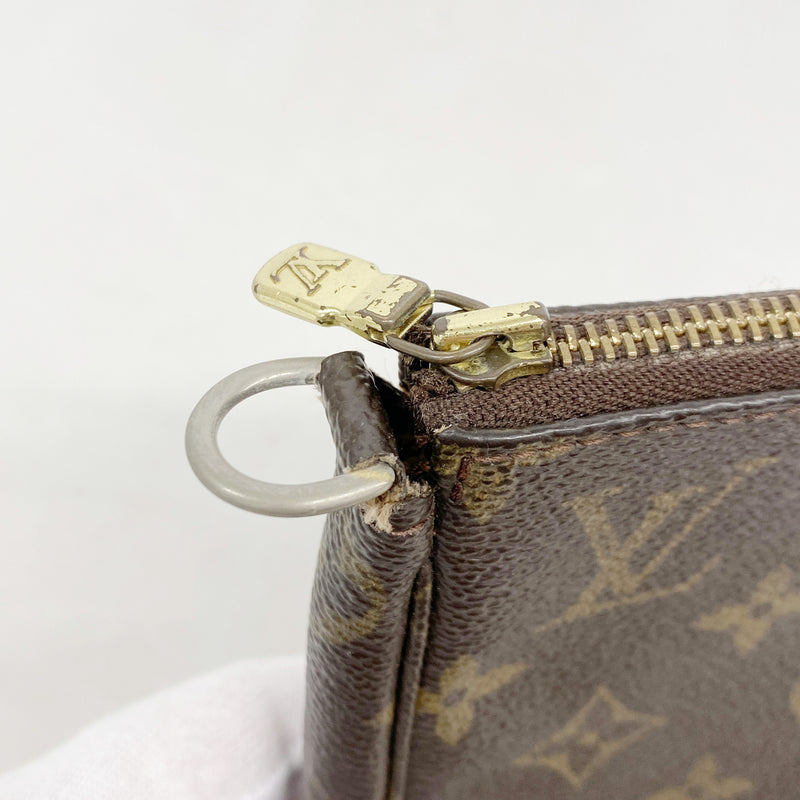 【6hf5977】ルイヴィトン ポーチ モノグラム ポシェットアクセソワール M51980 ブラウン【中古】レディース