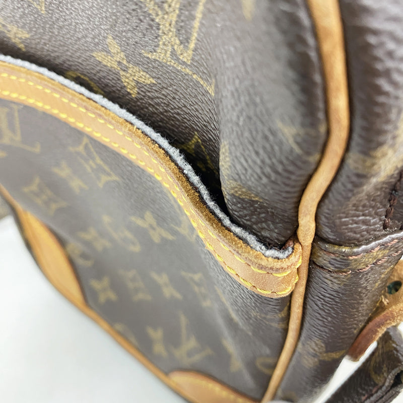 【6hf5979】ルイヴィトン ショルダーバッグ モノグラム ダヌーブ M45266 ブラウン【中古】レディース