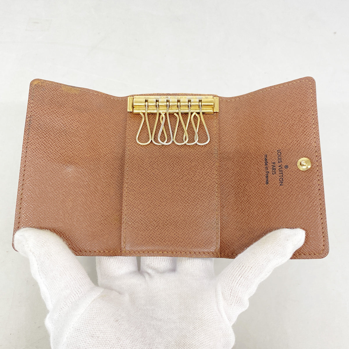【6hf5983】ルイヴィトン キーケース モノグラム ミュルティクレ6 M62630 ブラウン【中古】メンズ レディース ユニセックス