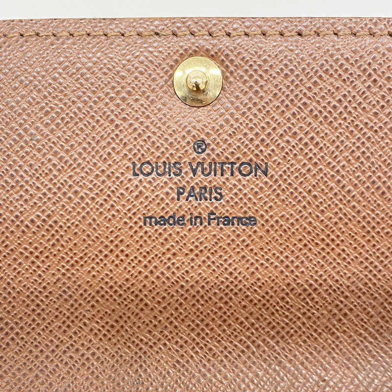 【6hf5983】ルイヴィトン キーケース モノグラム ミュルティクレ6 M62630 ブラウン【中古】メンズ レディース ユニセックス