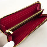 【6hf5994】ルイヴィトン 長財布 モノグラム ポルトフォイユクレマンス M60742 フューシャ【中古】レディース